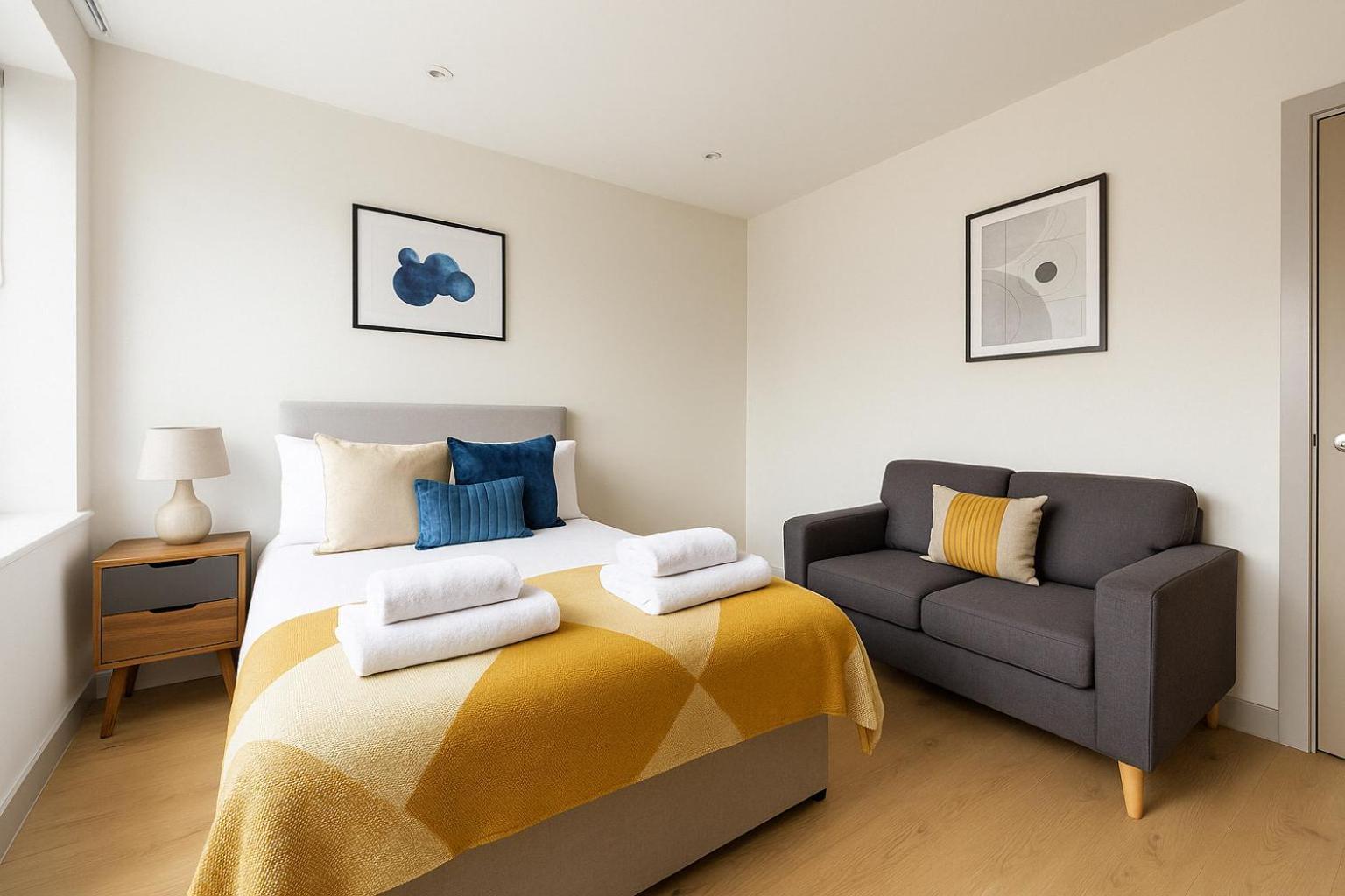 Bright Studio Flat - Walk To River Thames & Kingston Town Surbiton Экстерьер фото